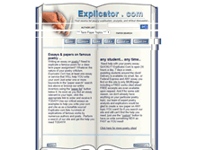 Tablet Screenshot of explicator.com